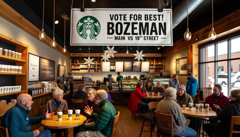 Starbucks vote for best local coffee in Bozeman
